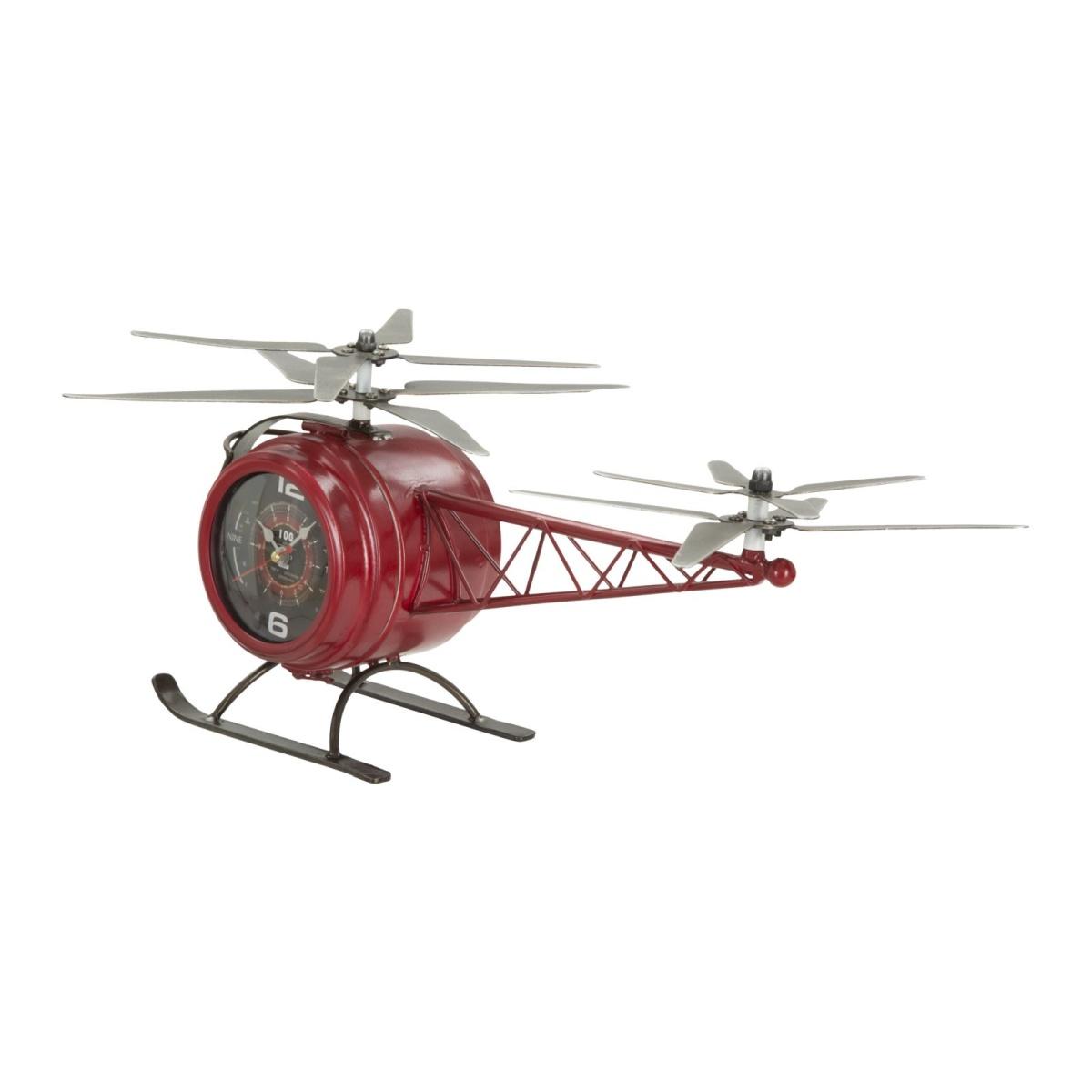 Orologio da Tavolo Elicottero Metallo 42x23x22 810 | Mauro Ferretti