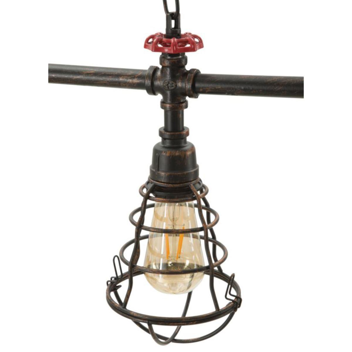 Lampadario Metallo Industry 5 Luci cm.114 | Mauro Ferretti