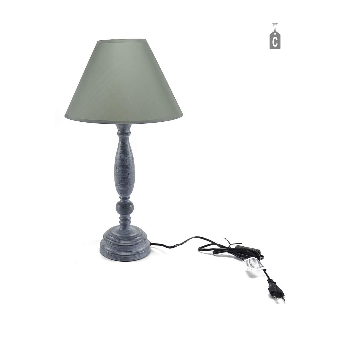 Lampada Tavolo con Paralume cm.34 3 Colori