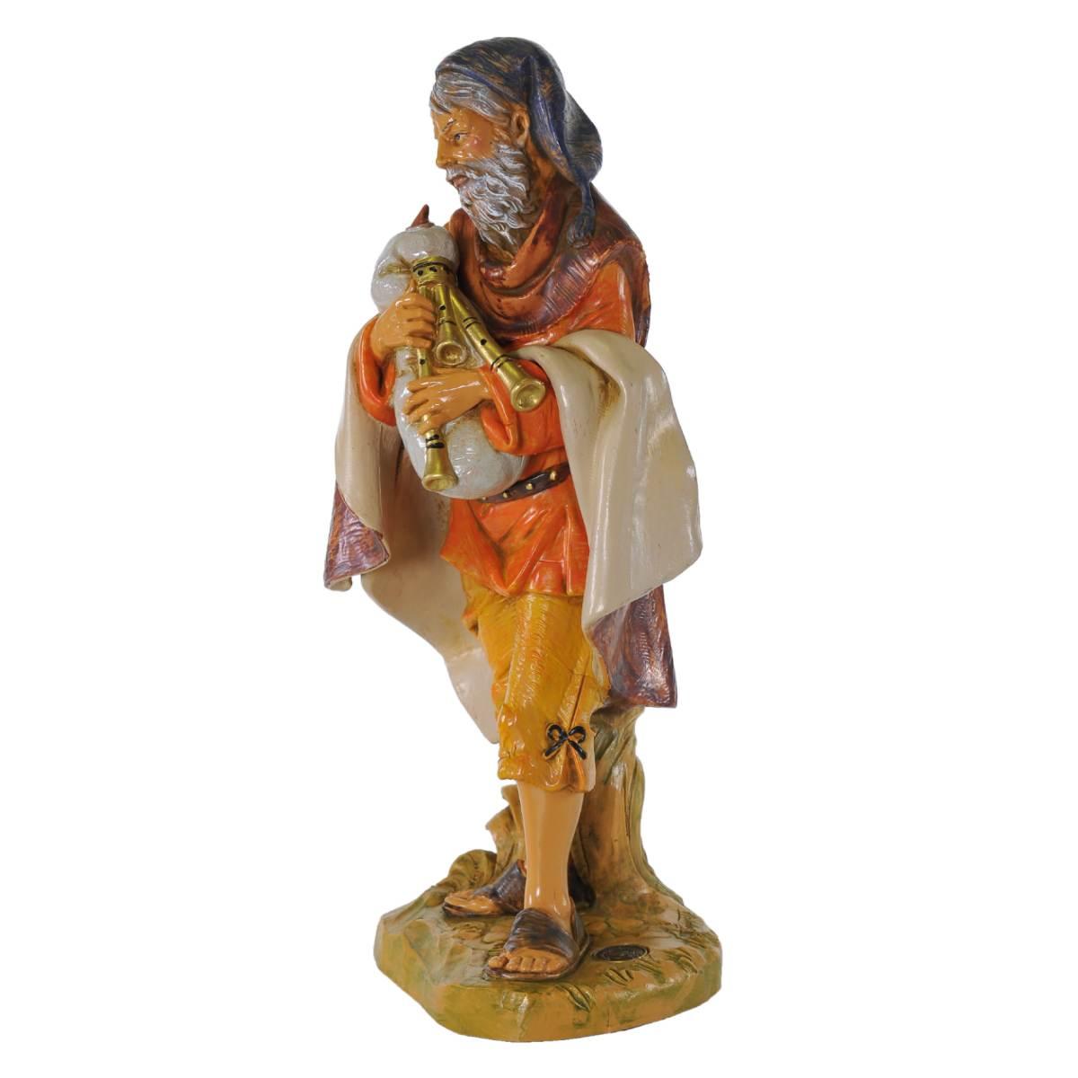 Statua cm.30 Pastore con Zampogna | Fontanini