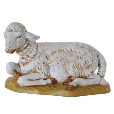 Statua cm.45/52 Pecora Sdraiata | Fontanini