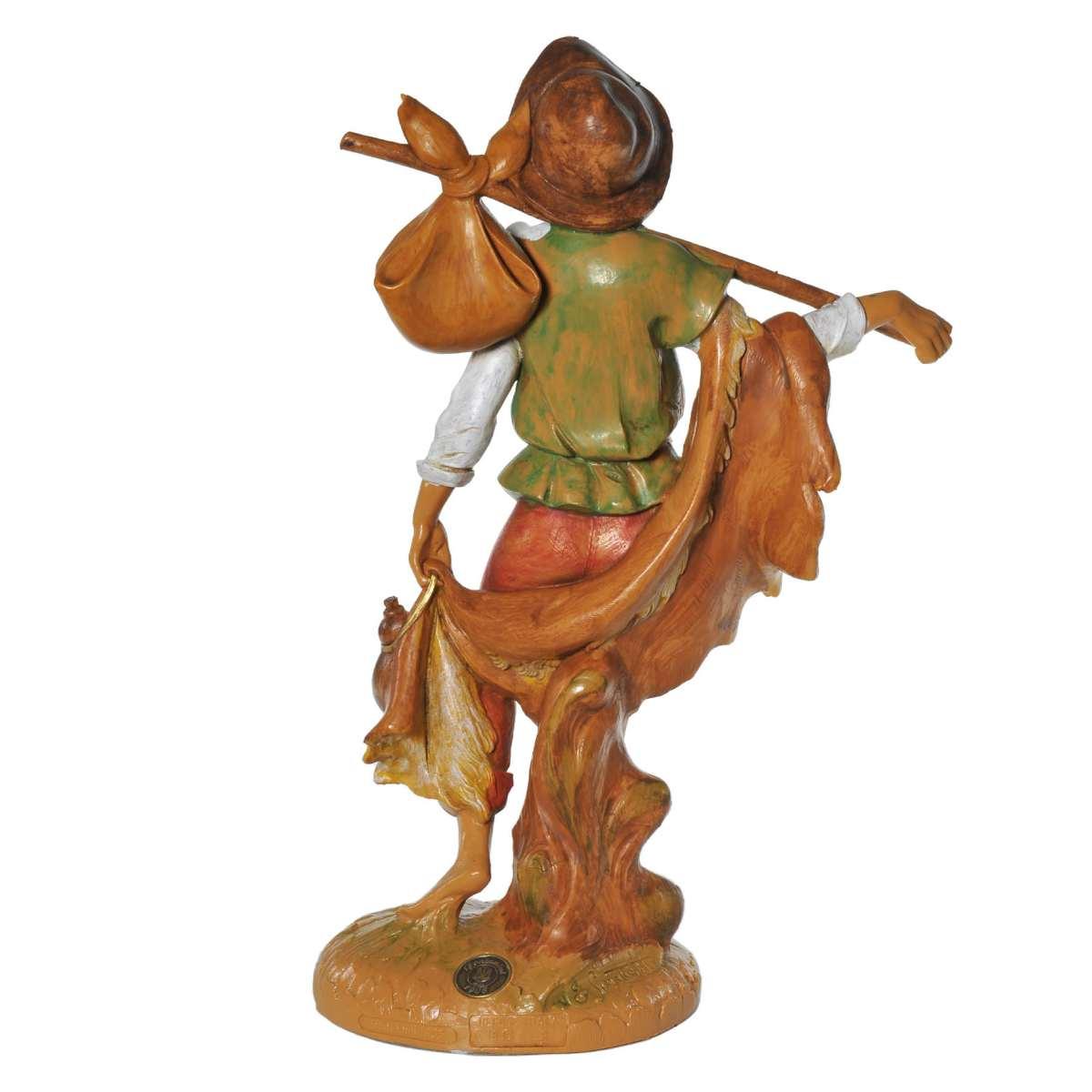 Statua cm.30 Pastore con Fardello | Fontanini