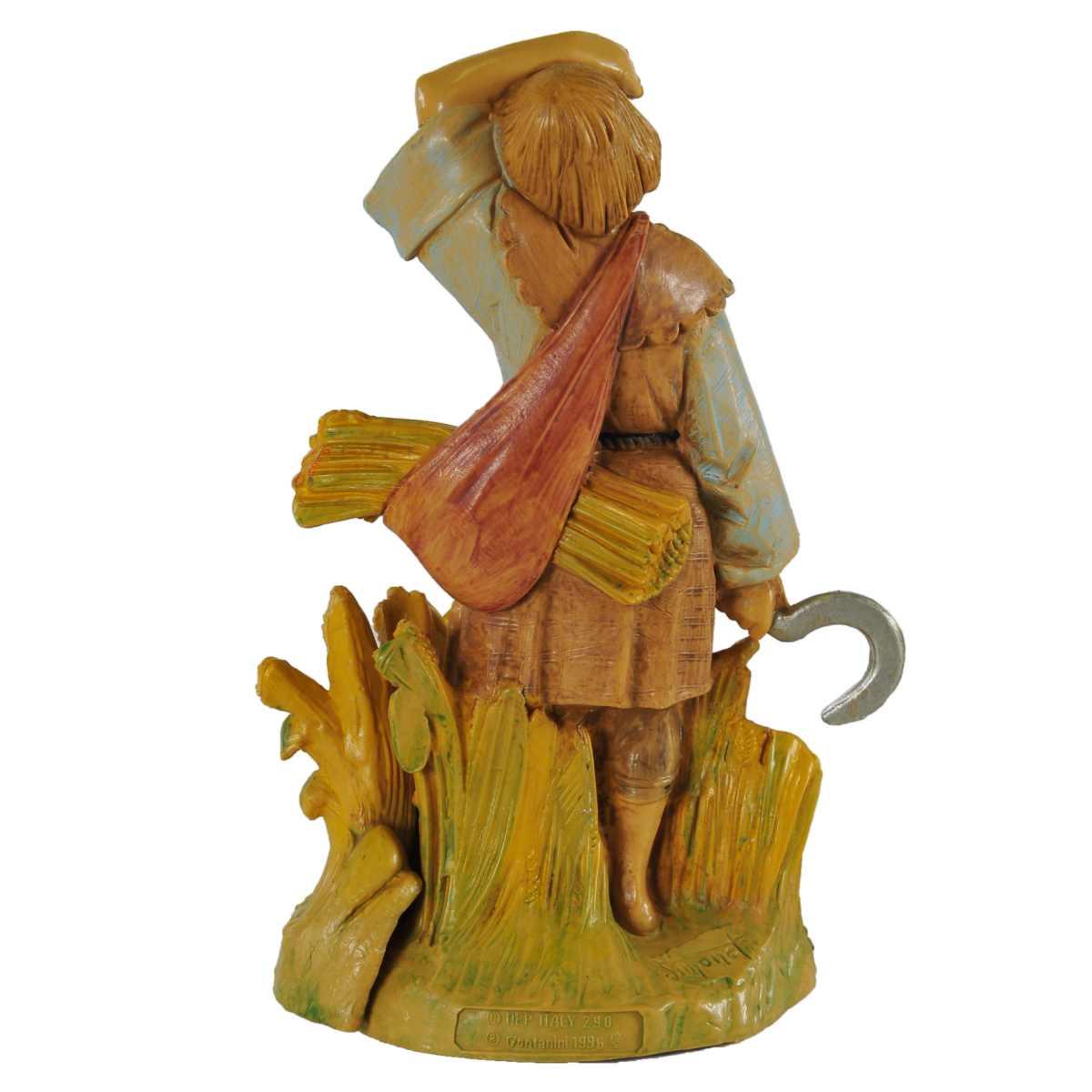 Statua cm.12 Pastore Contadino Judah con Falce e Grano | Fontanini