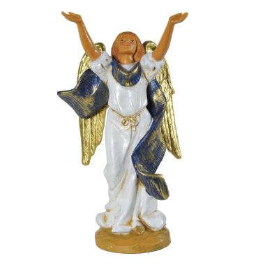 Statua cm.12 Angelo con Mani Alte | Fontanini