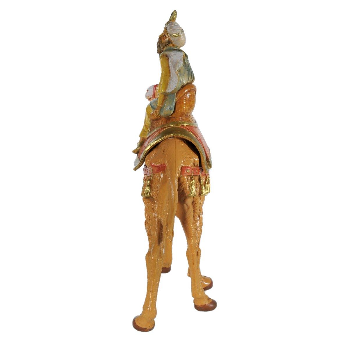 Statua cm.19 Re Magio con Cammello cm.19,5x6,5xH24,2 | Fontanini