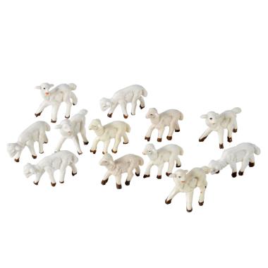 Statua cm.4 Pecore Assortite Set pz.12 | Fontanini