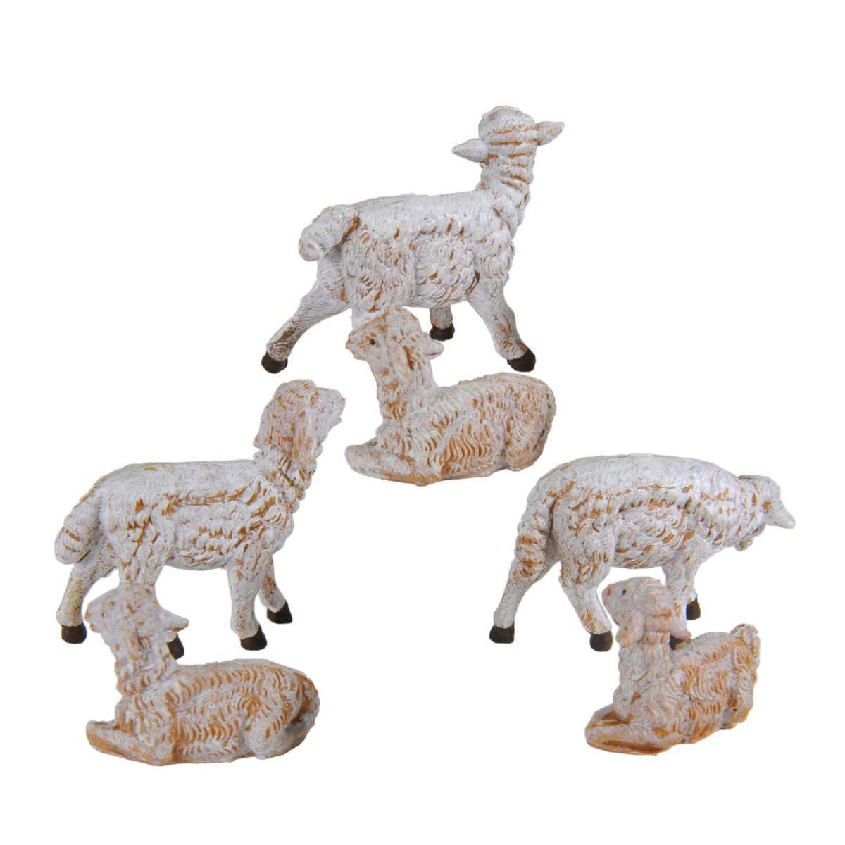 Statua cm.10 Pecore Set pz.6 | Fontanini