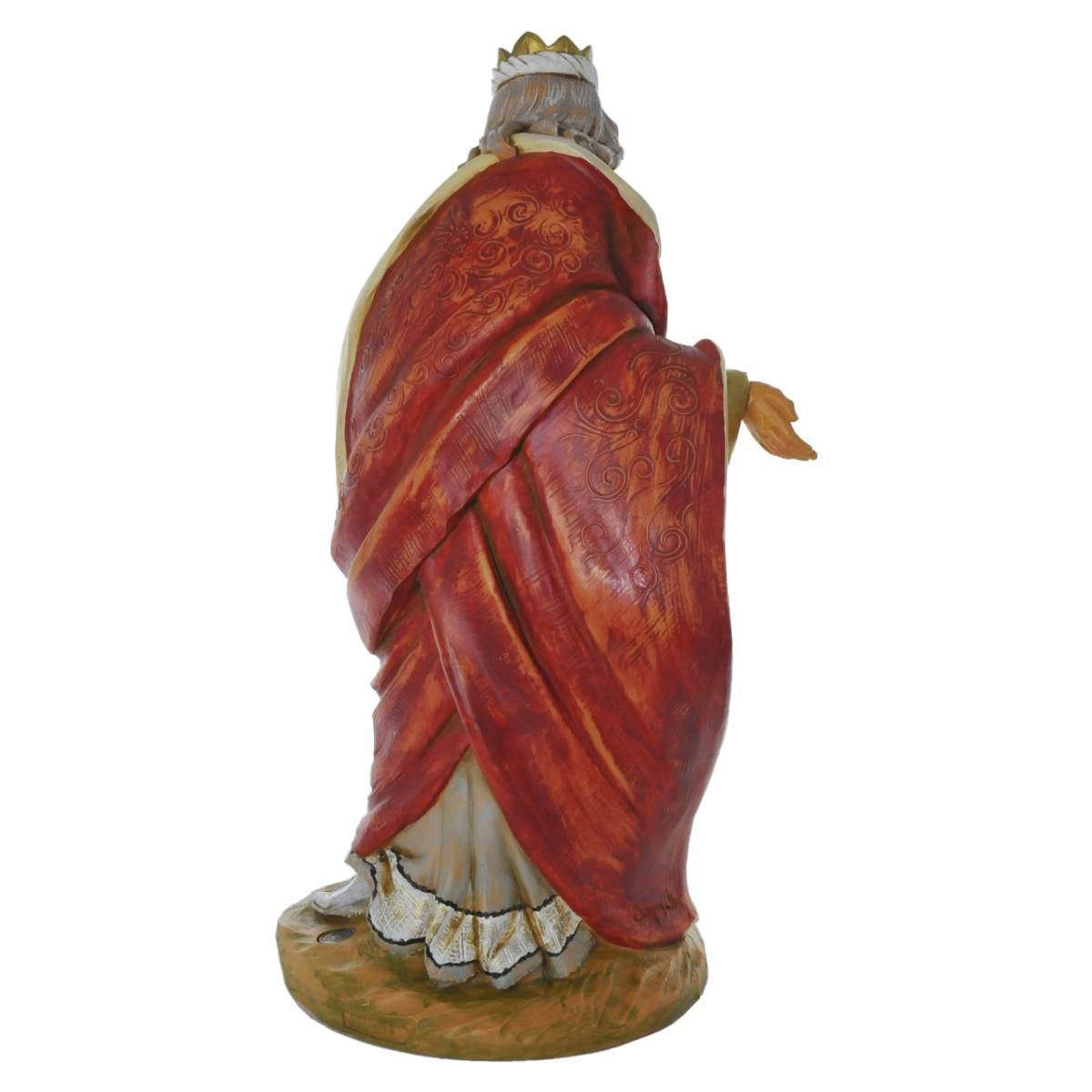 Statua cm.45 Re Magio Melchiorre cm.22x19,5xH4 | Fontanini