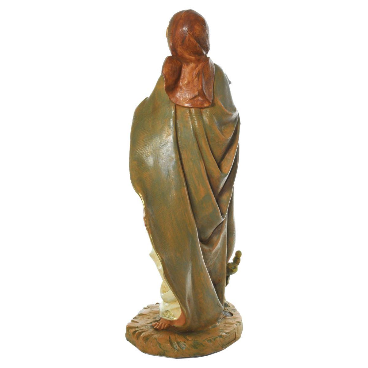 Statua cm.45 Pastorella con Agnello e Cactus | Fontanini