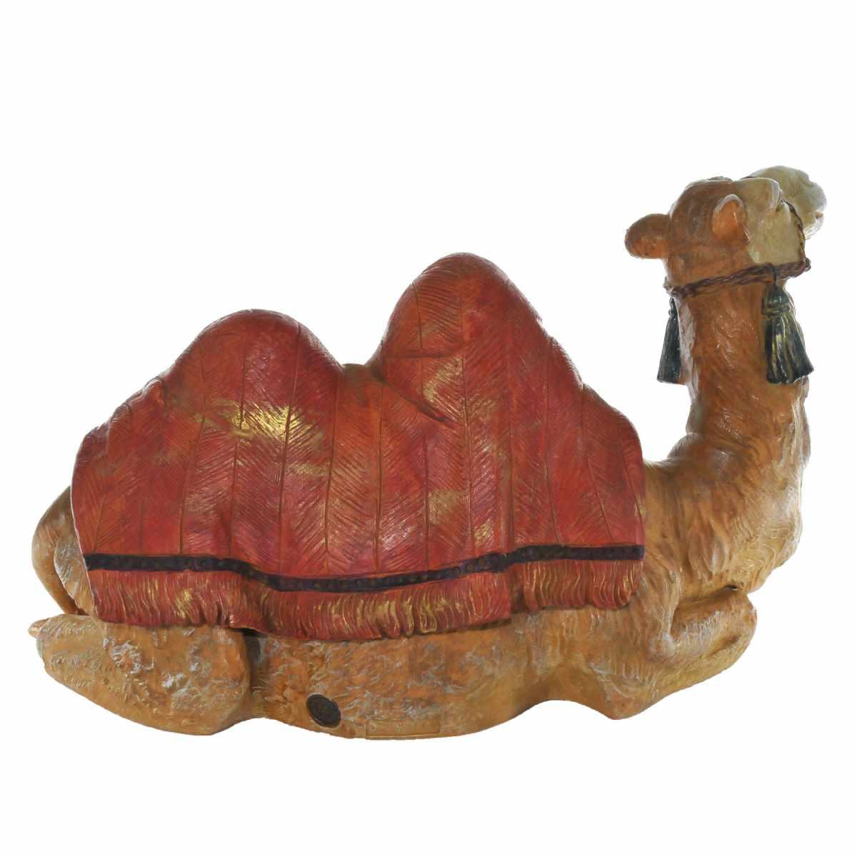 Statua cm.45 Cammello Seduto con Coperta | Fontanini