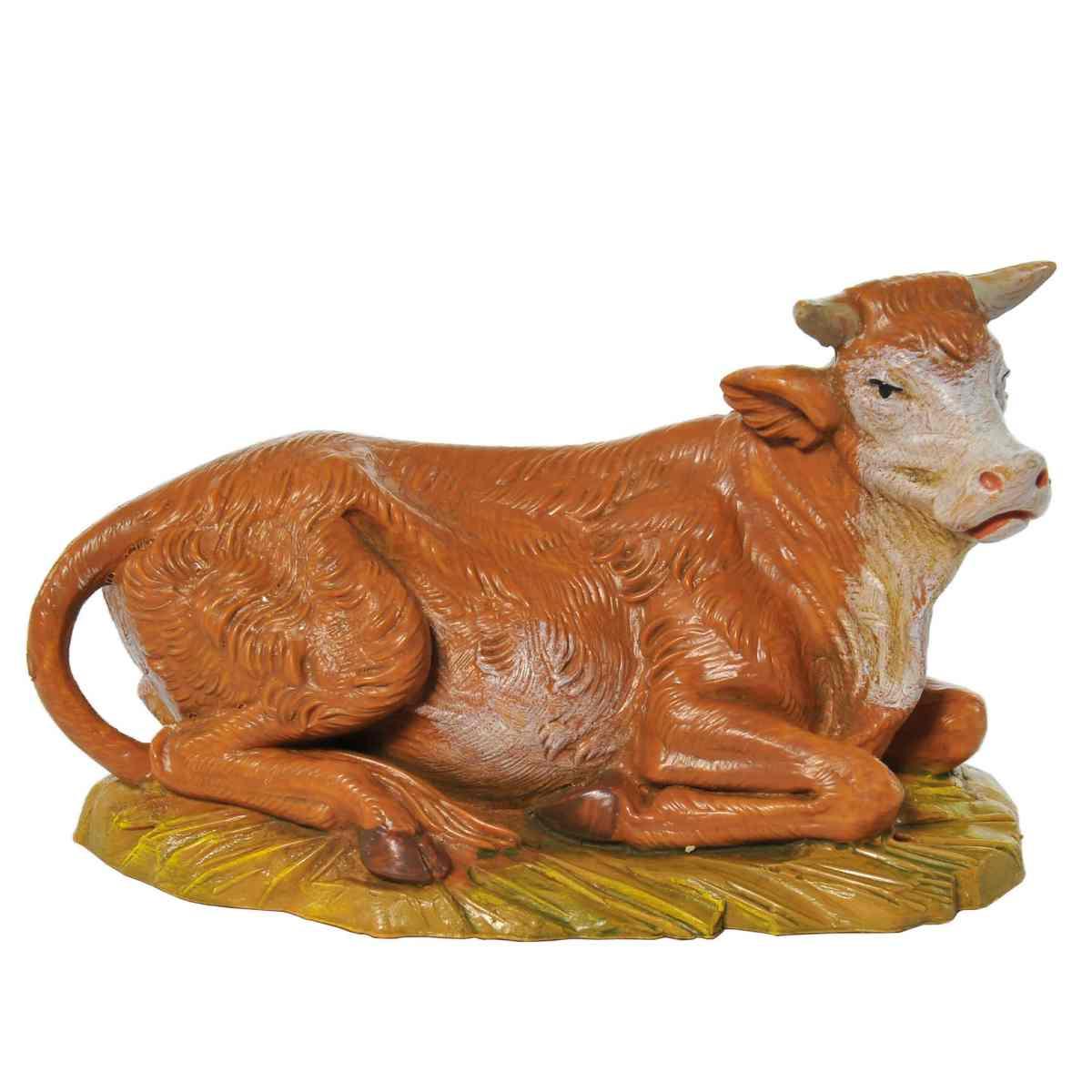 Statua cm.12 Bue Seduto | Fontanini