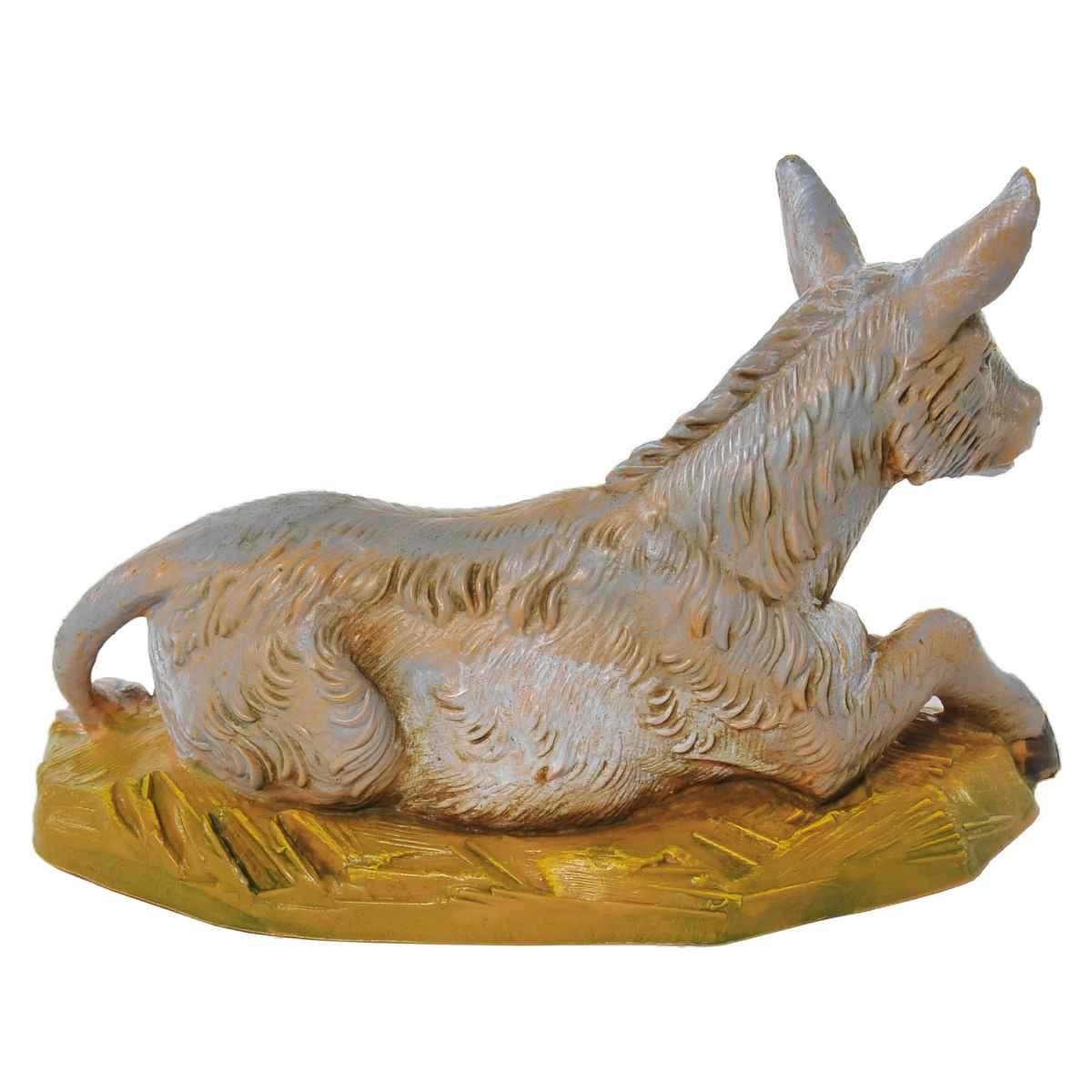 Statua cm.12 Asino Sdraiato a Terra | Fontanini