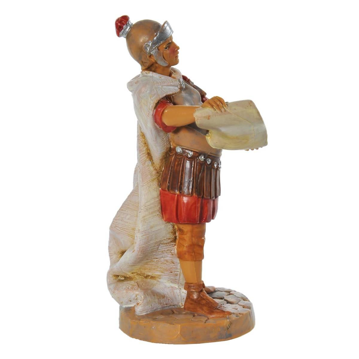 Statua cm.12 Soldato Romano con Pergamena | Fontanini