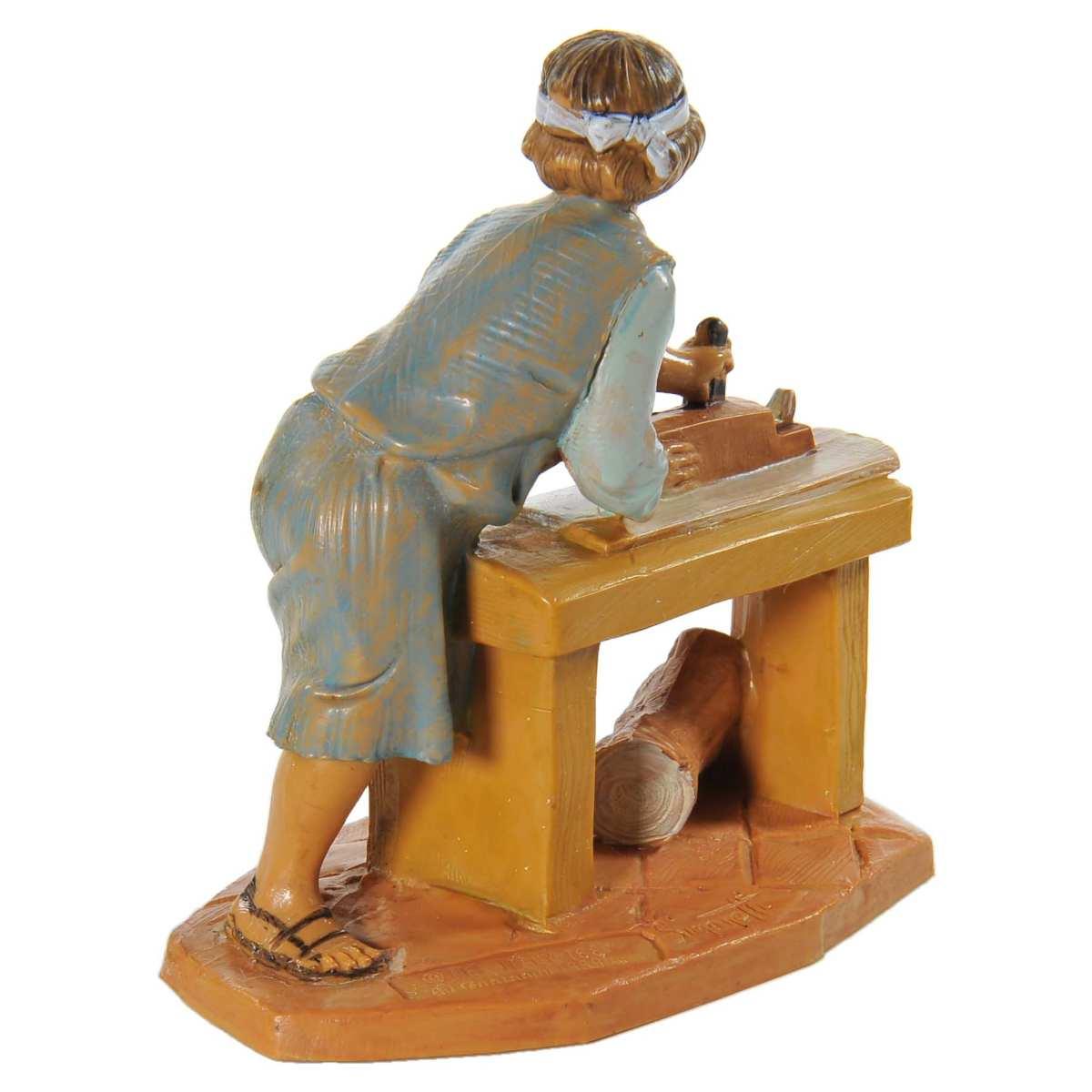Statua presepe 12 cm apprendista falegname