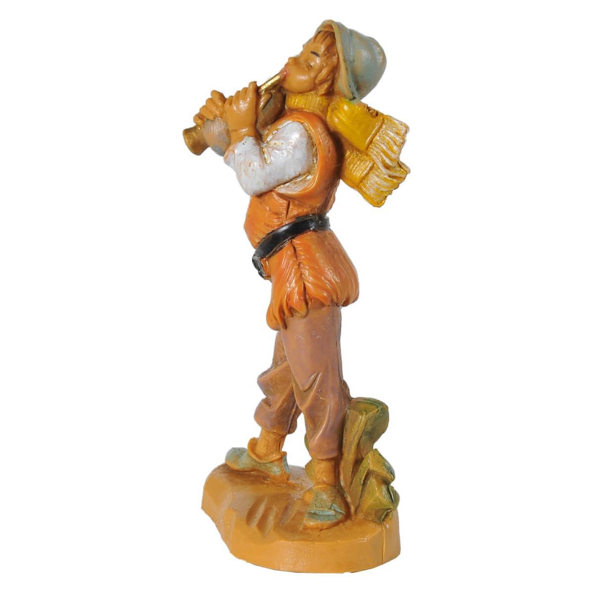 Statua cm.6,5 Pastore con Flauto | Fontanini