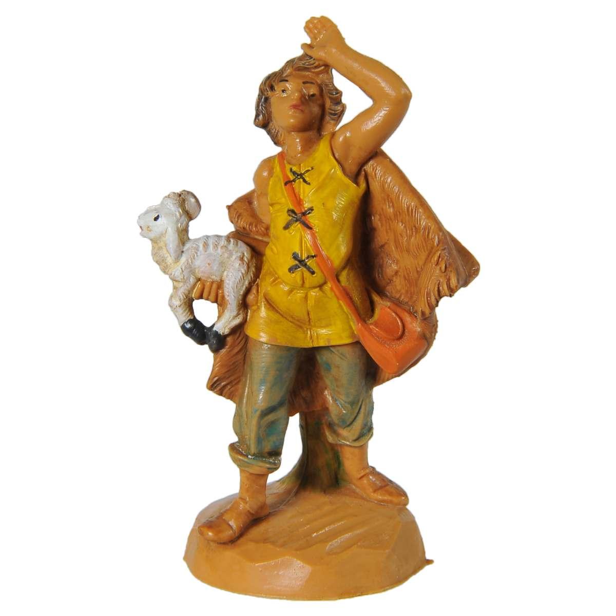 Statua cm.6,5 Pastore con Pecora | Fontanini