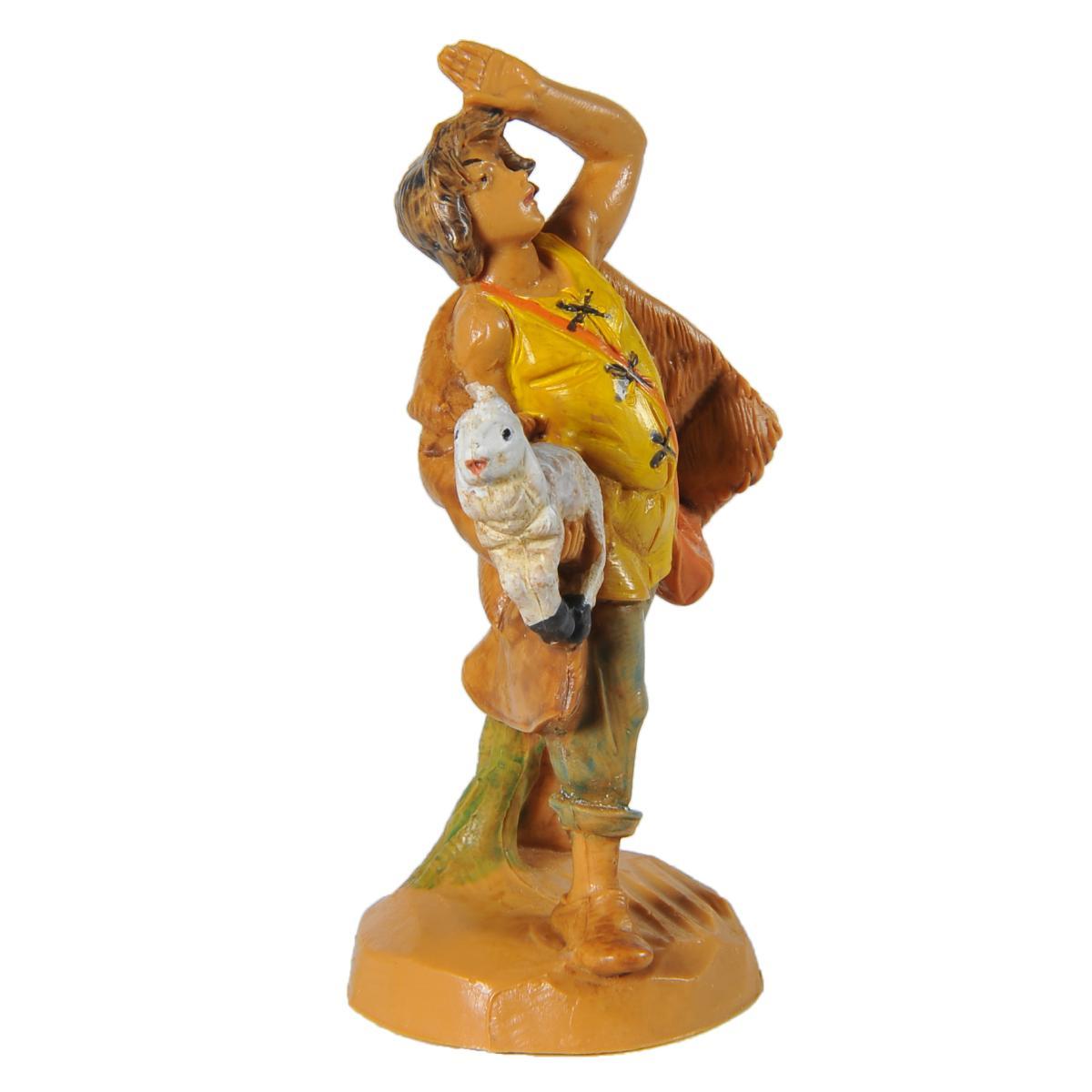 Statua cm.6,5 Pastore con Pecora | Fontanini