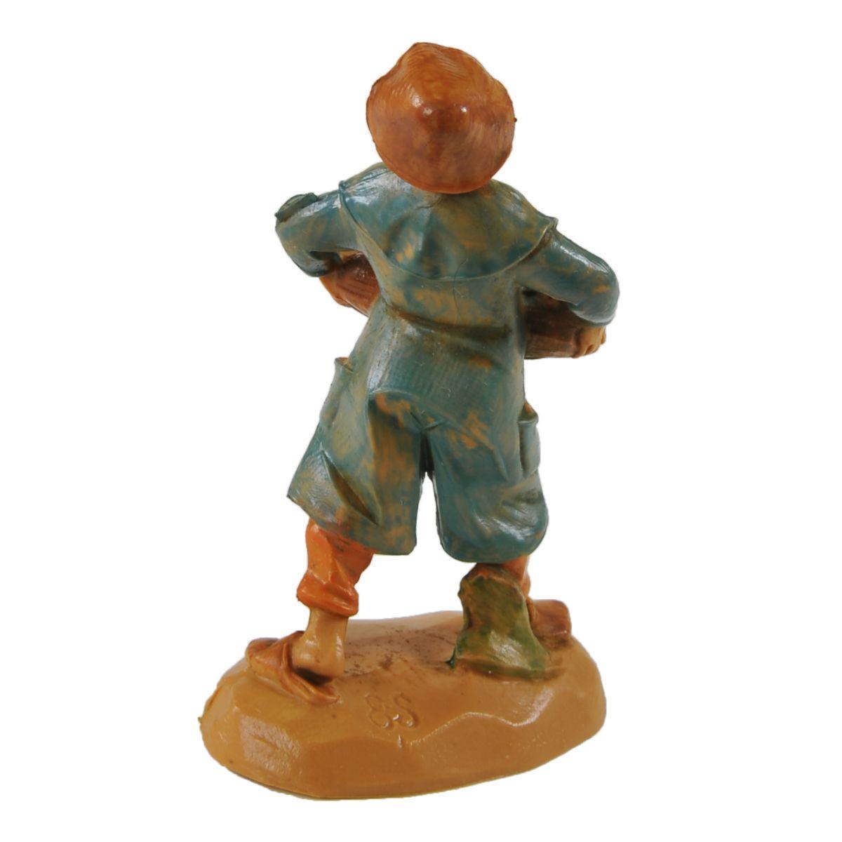 Statua cm.6,5 Pastore con Vassoio di Frutta | Fontanini