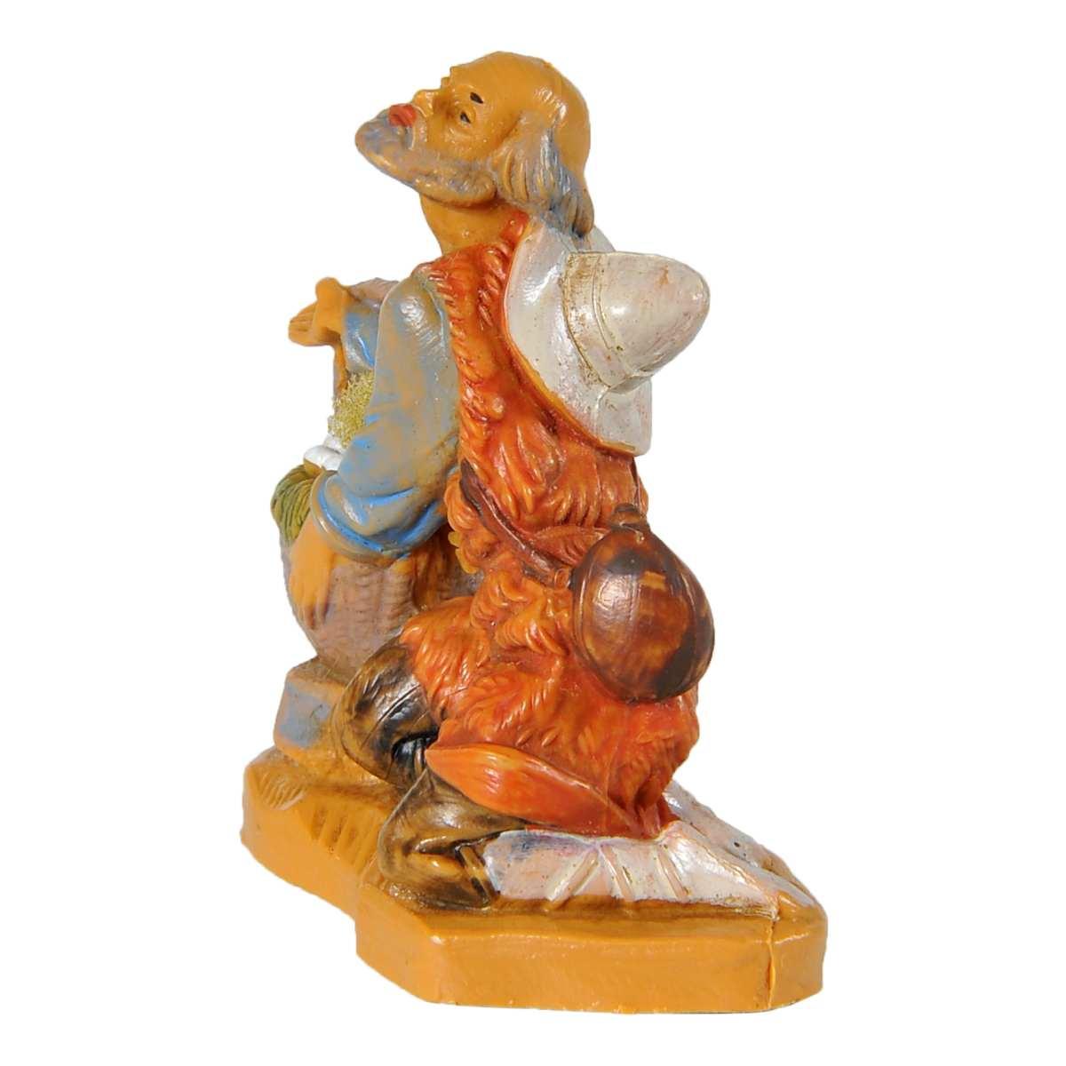 Statua cm.6,5 Pastore con Uova | Fontanini