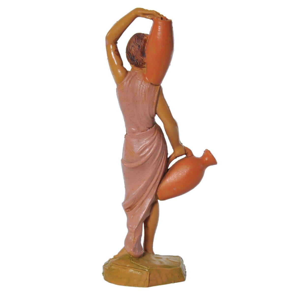 Statua cm.10 Pastorella con Brocche | Fontanini