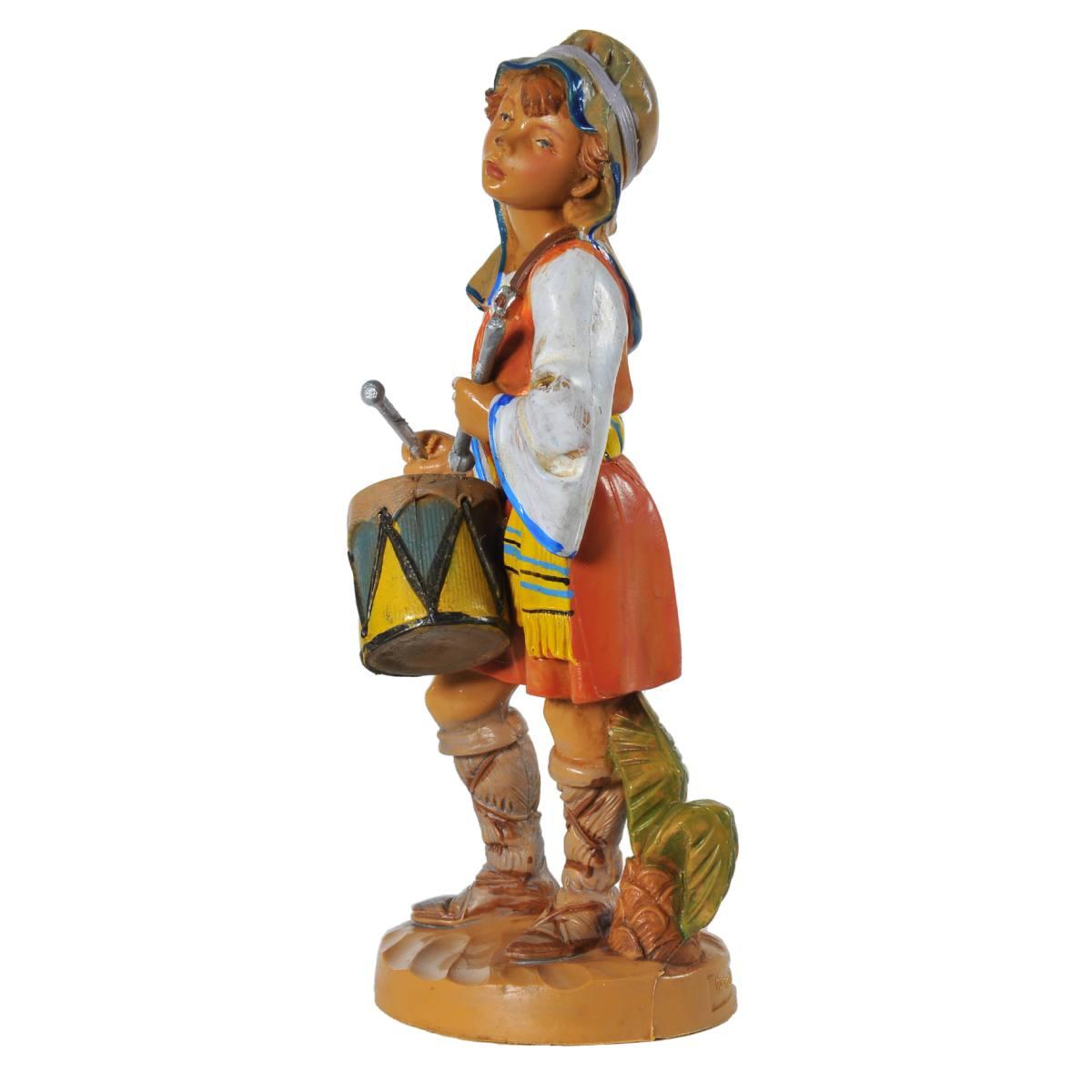 Statua cm.12 Pastore con Tamburo | Fontanini