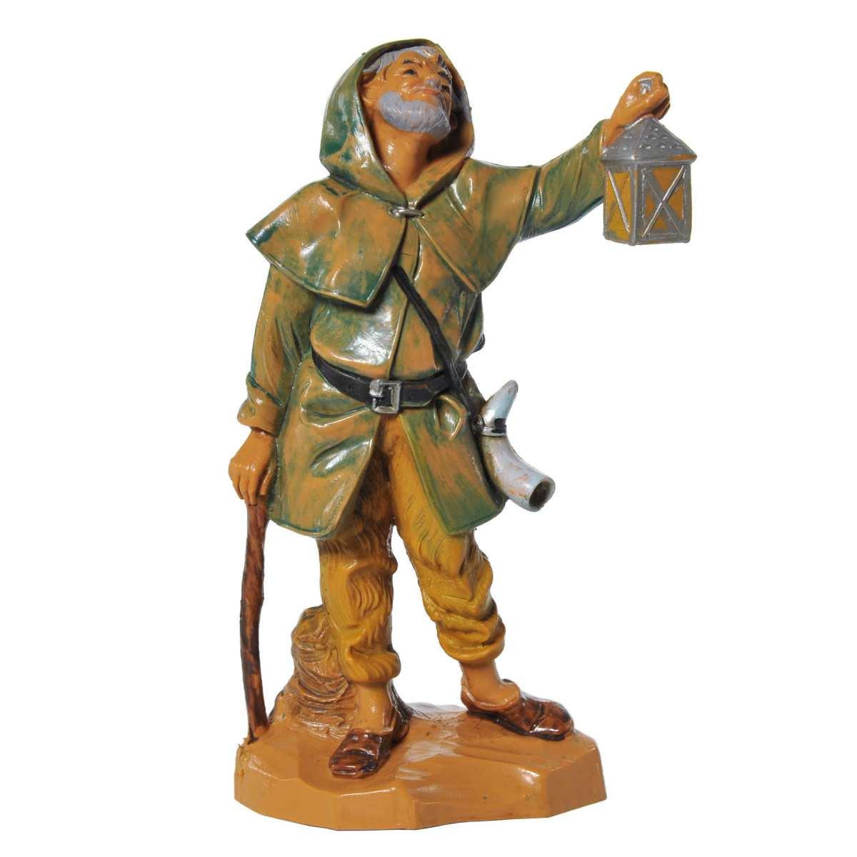 Statua cm.12 Pastore con Lanterna e Bastone | Fontanini