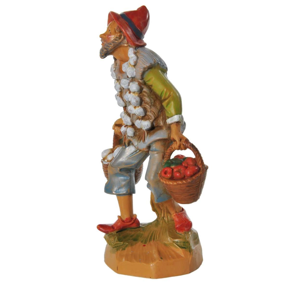 Statua cm.12 Pastore con Ortaggi | Fontanini