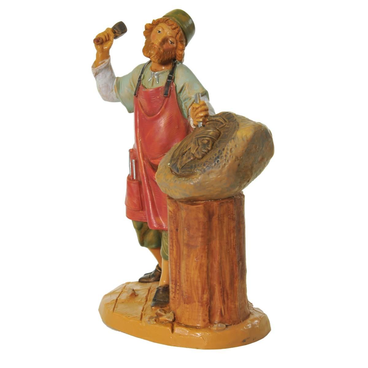 Statua presepe 12 cm scultore
