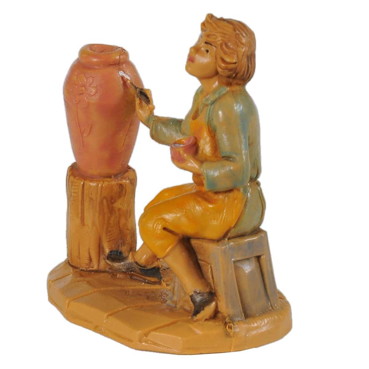 Statua cm.6,5 Pastore Vasaio | Fontanini