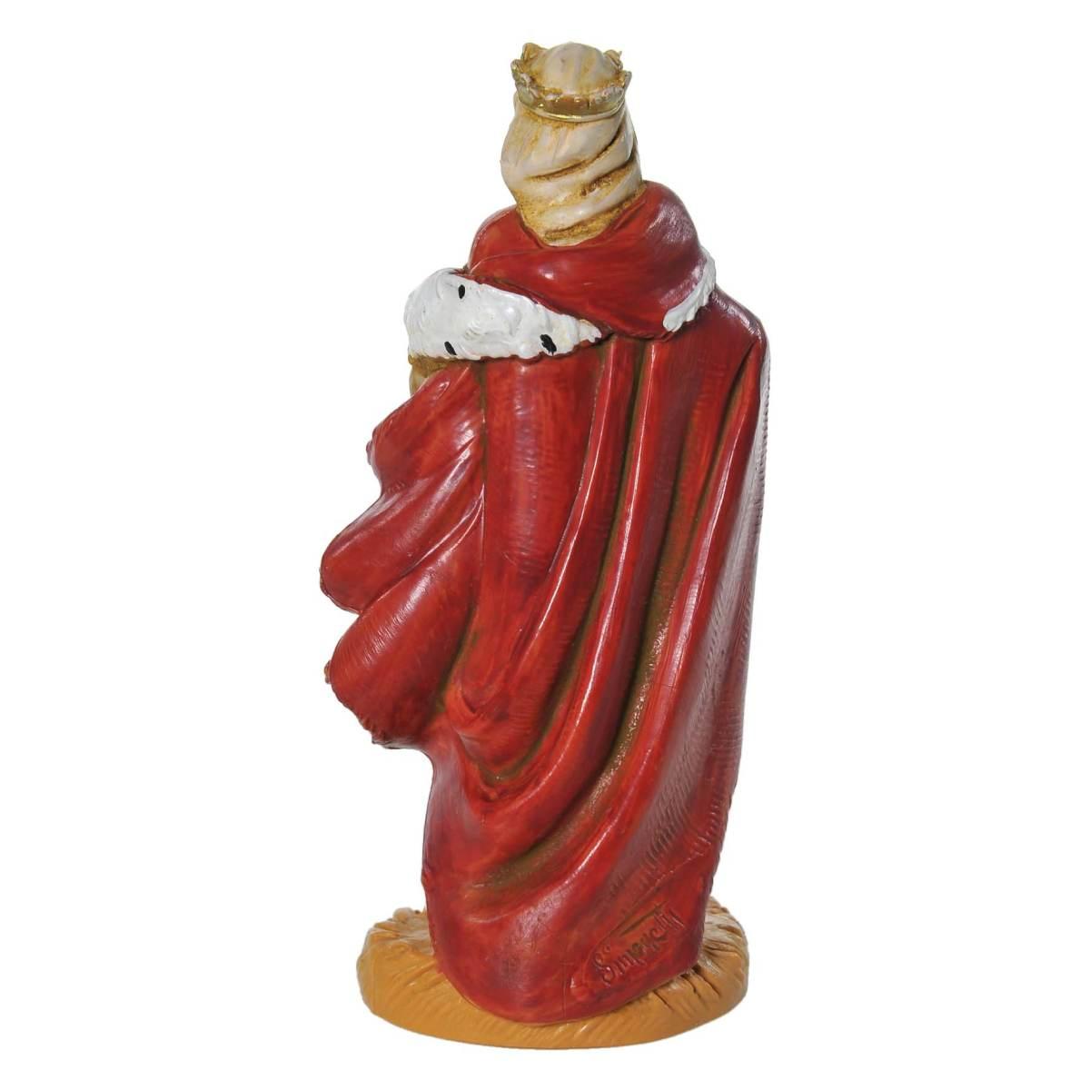 Statua cm.12 Re Magio Melchiorre cm.6x4xH12,5 | Fontanini