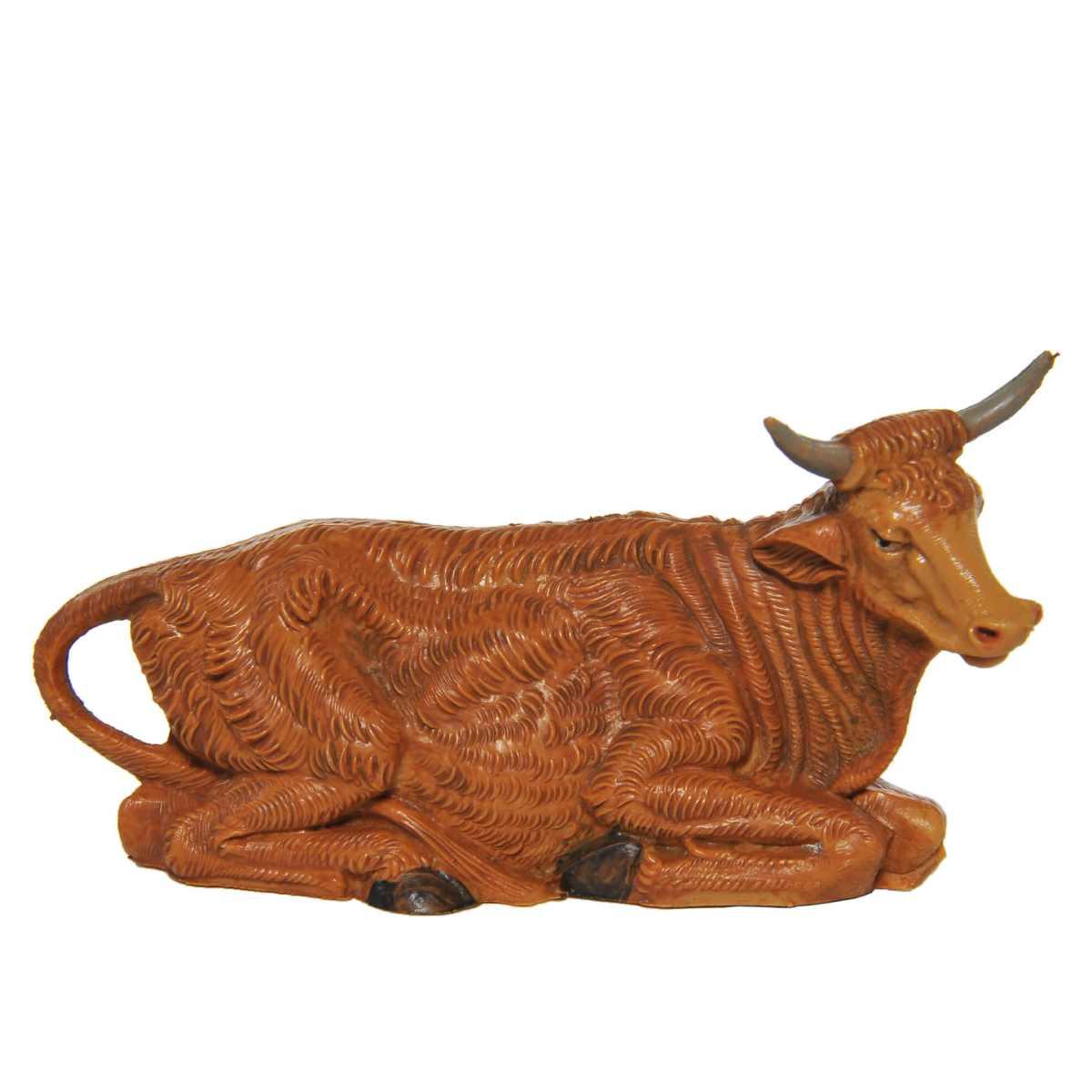 Statua cm.10 Bue Sdraiato | Fontanini