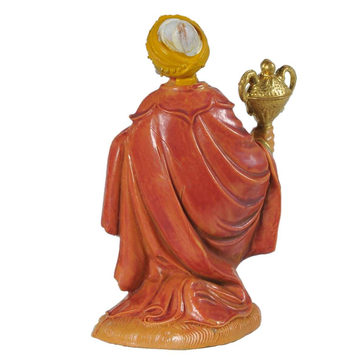Statua cm.10 Re Magio Gaspare in Ginocchio cm.5x3xH10,5 | Fontanini