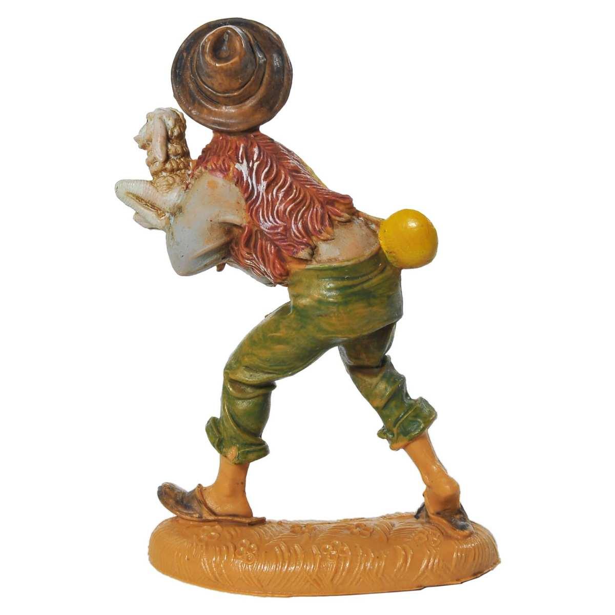 Statua cm.10 Pastore Chinato con Pecora | Fontanini