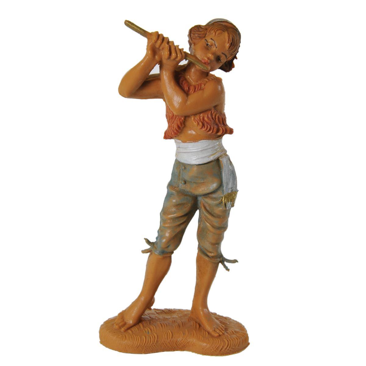 Statua cm.10 Pastore con Flauto | Fontanini