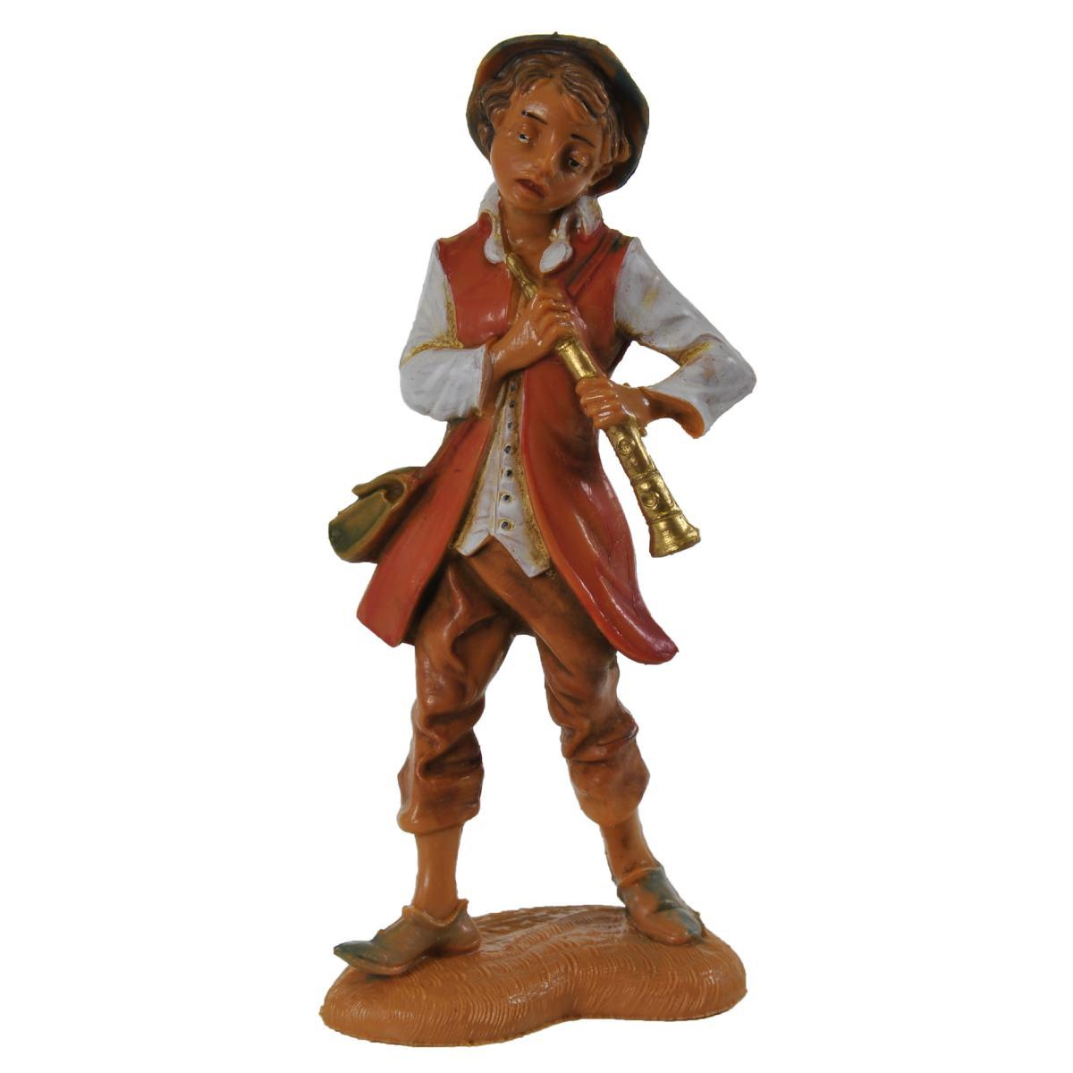 Statua cm.10 Pastore con Flauto | Fontanini