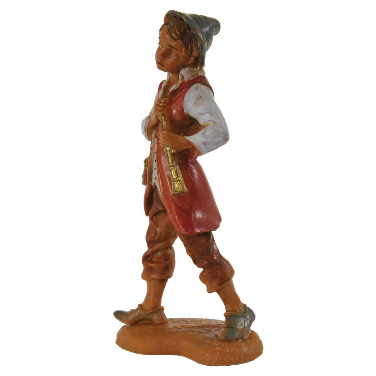 Statua cm.10 Pastore con Flauto | Fontanini