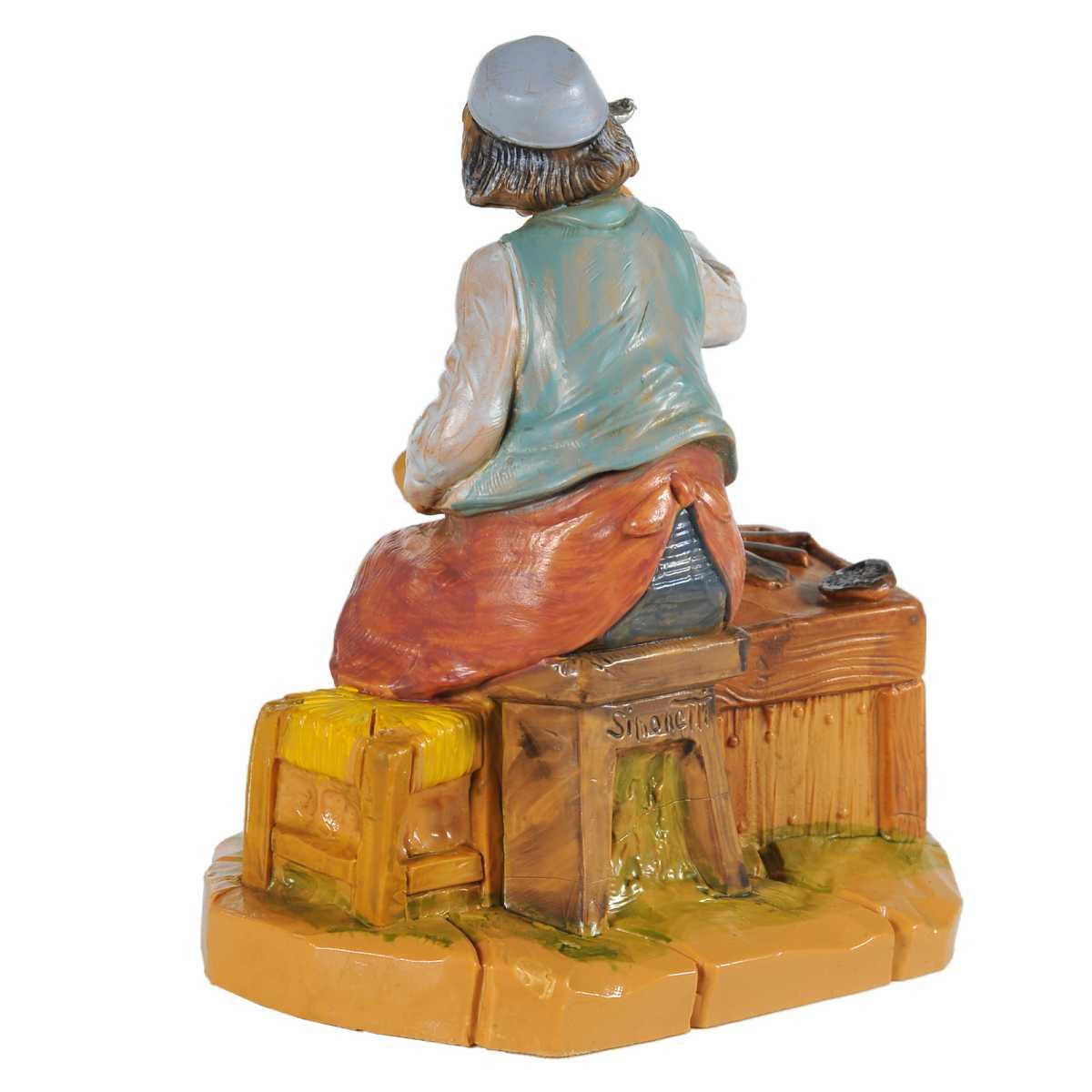 Statua cm.12 Calzolaio con Banco | Fontanini