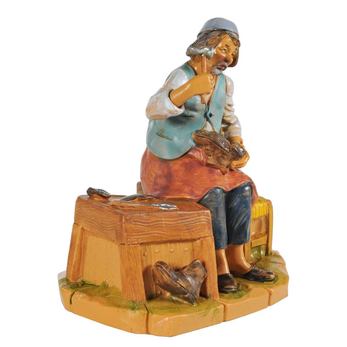 Statua cm.12 Calzolaio con Banco | Fontanini