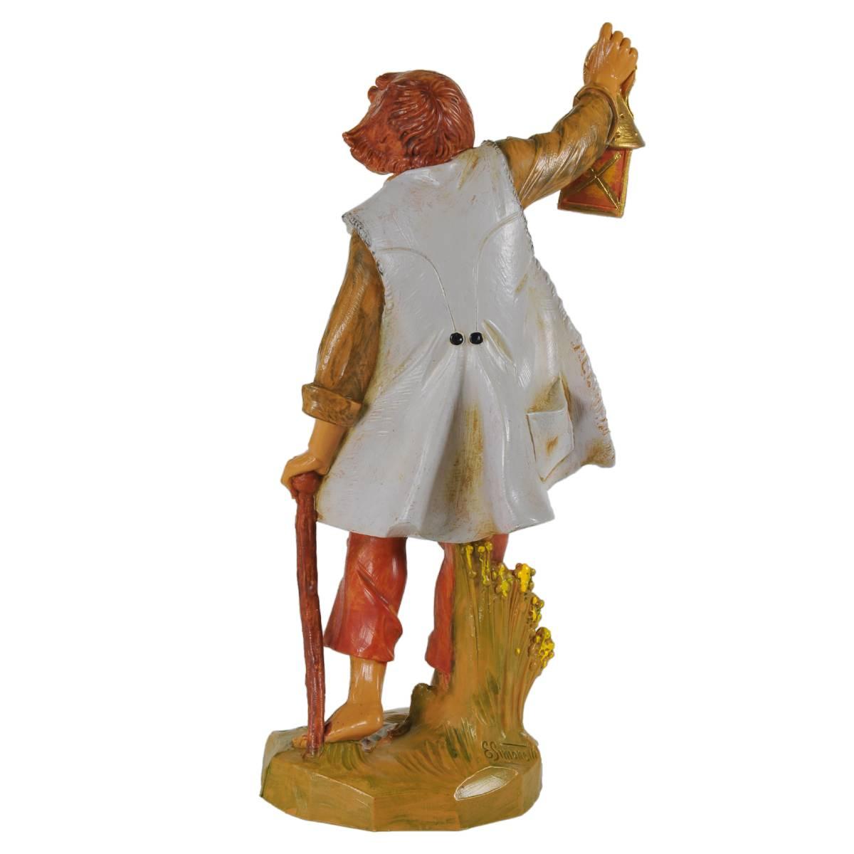 Statua cm.19 Lanternaio con Bastone e Lanterna | Fontanini