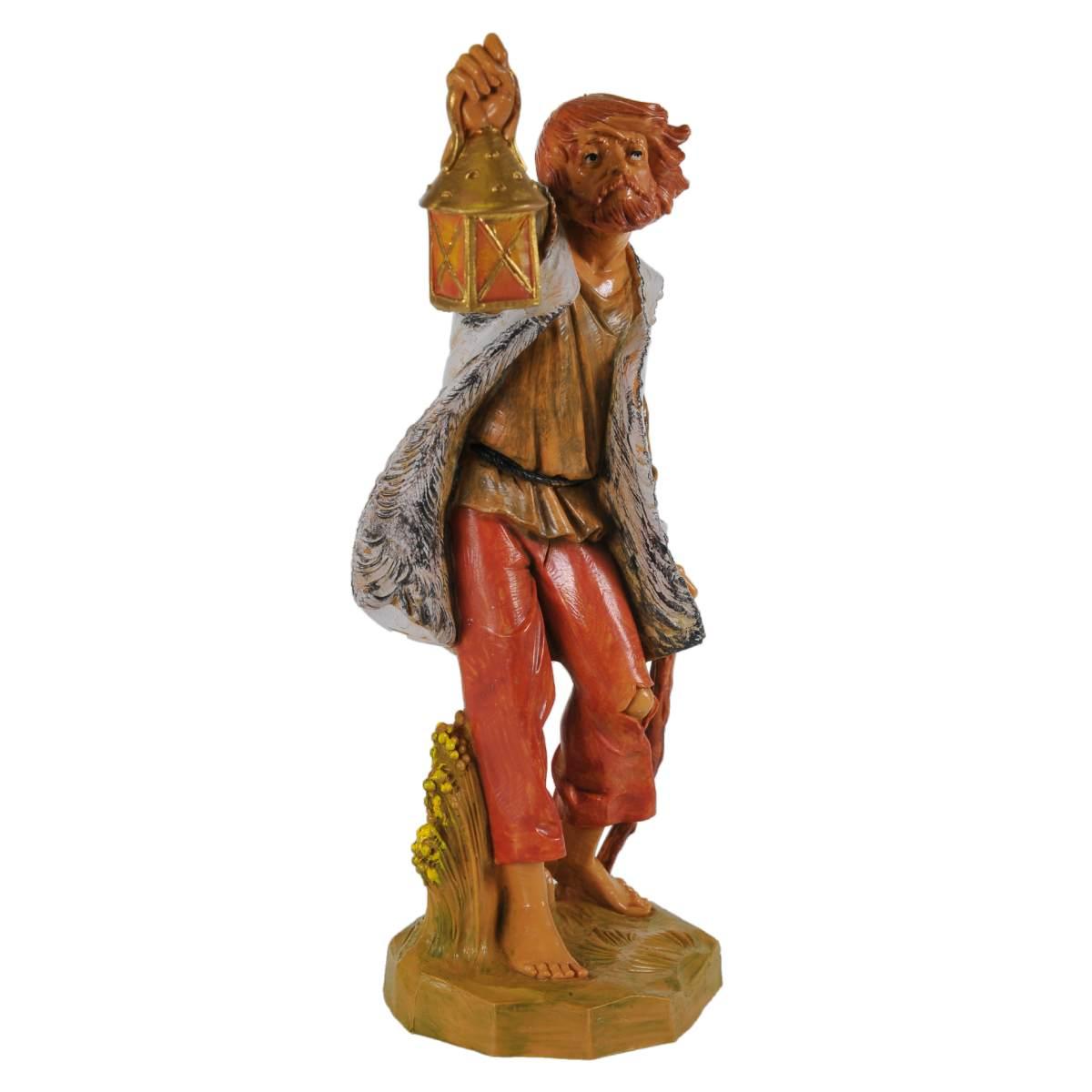 Statua cm.19 Lanternaio con Bastone e Lanterna | Fontanini