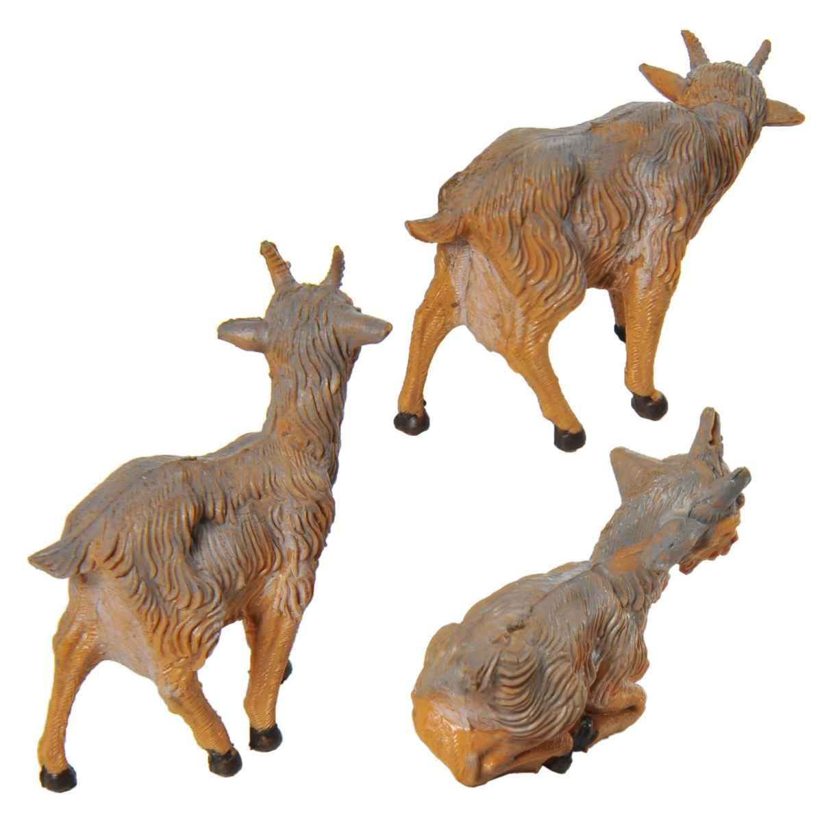 Statua cm.10 Caprette in Piedi Assortite Set pz.3 | Fontanini