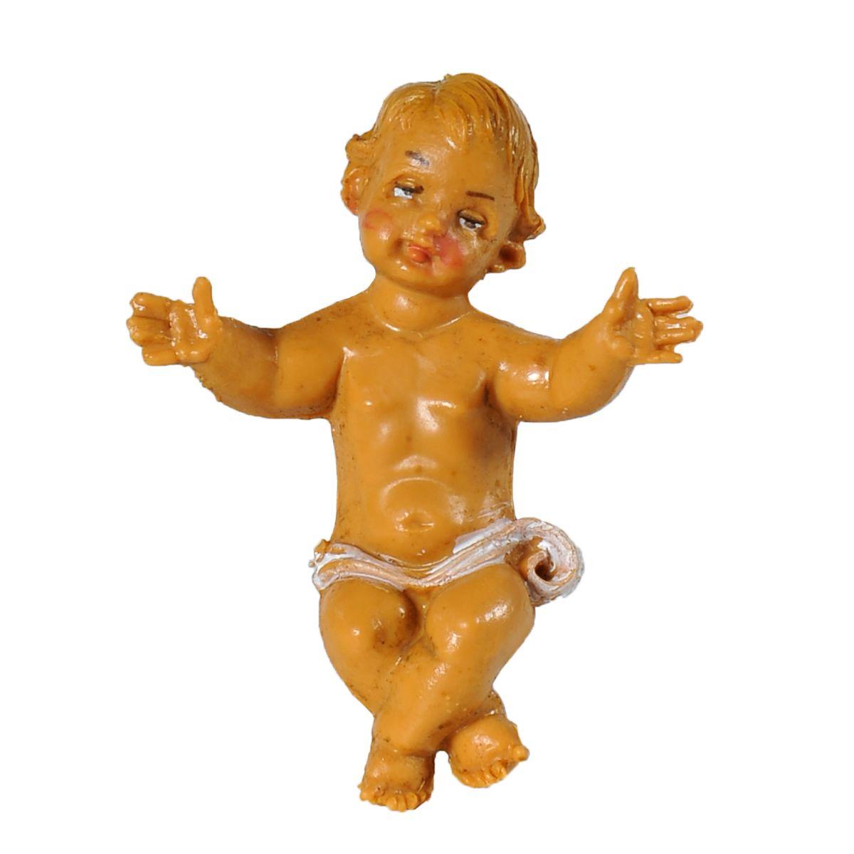 Statua cm.10 Ges Bambino senza Culla cm.3,5x0,5xH4,5 | Fontanini