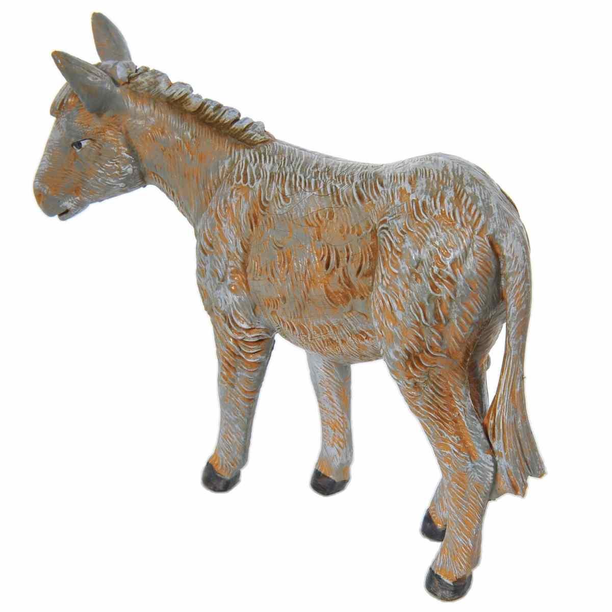 Statua cm.19 Asino in Piedi | Fontanini