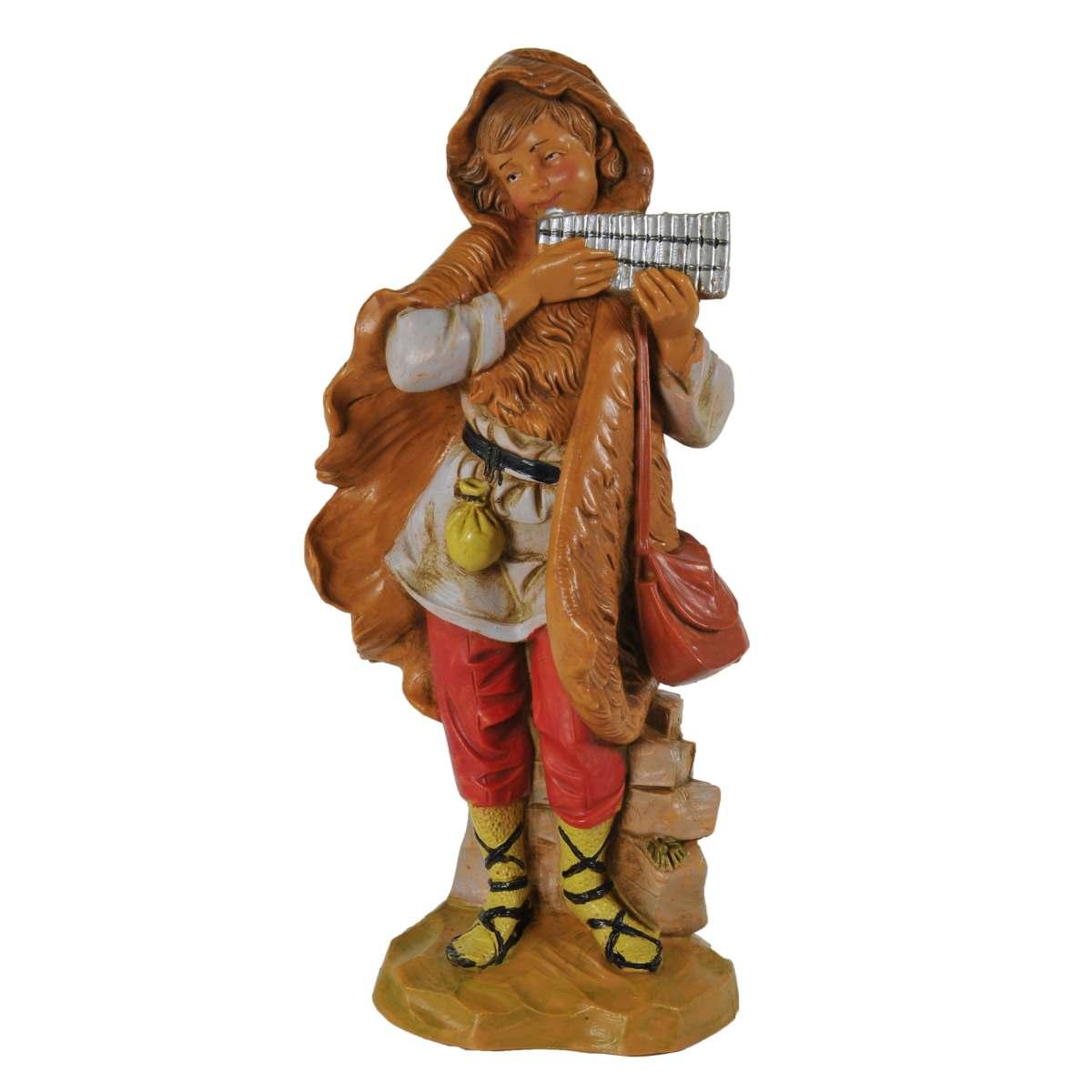 Statua cm.19 Pastore con Armonica | Fontanini