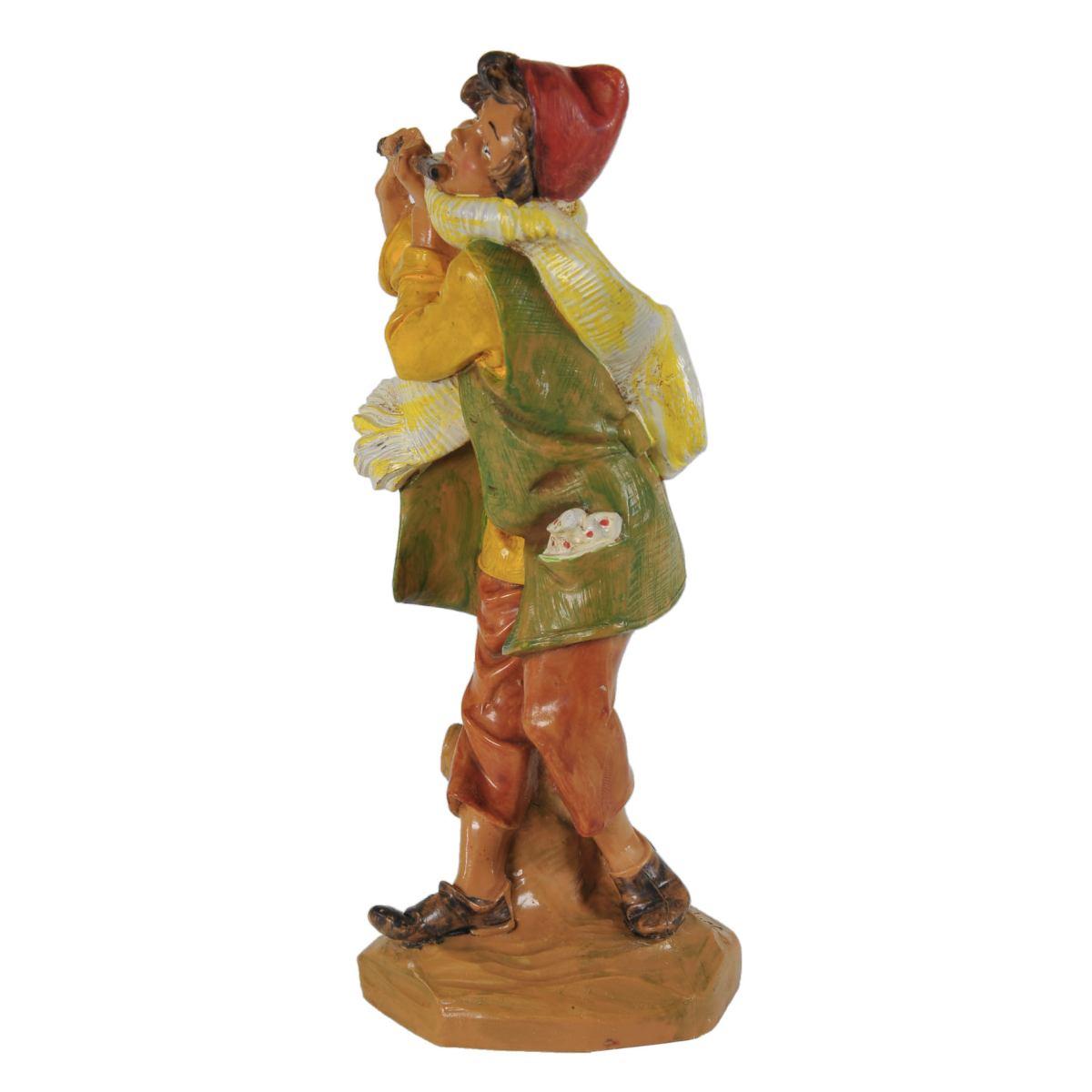 Statua cm.19 Pastore con Flauto | Fontanini