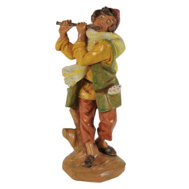 Statua cm.19 Pastore con Flauto | Fontanini
