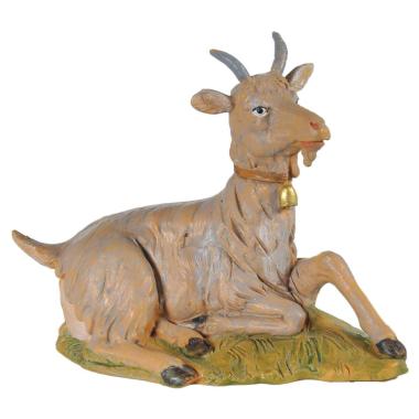 Statua cm.30 Capretta Sdraiata | Fontanini