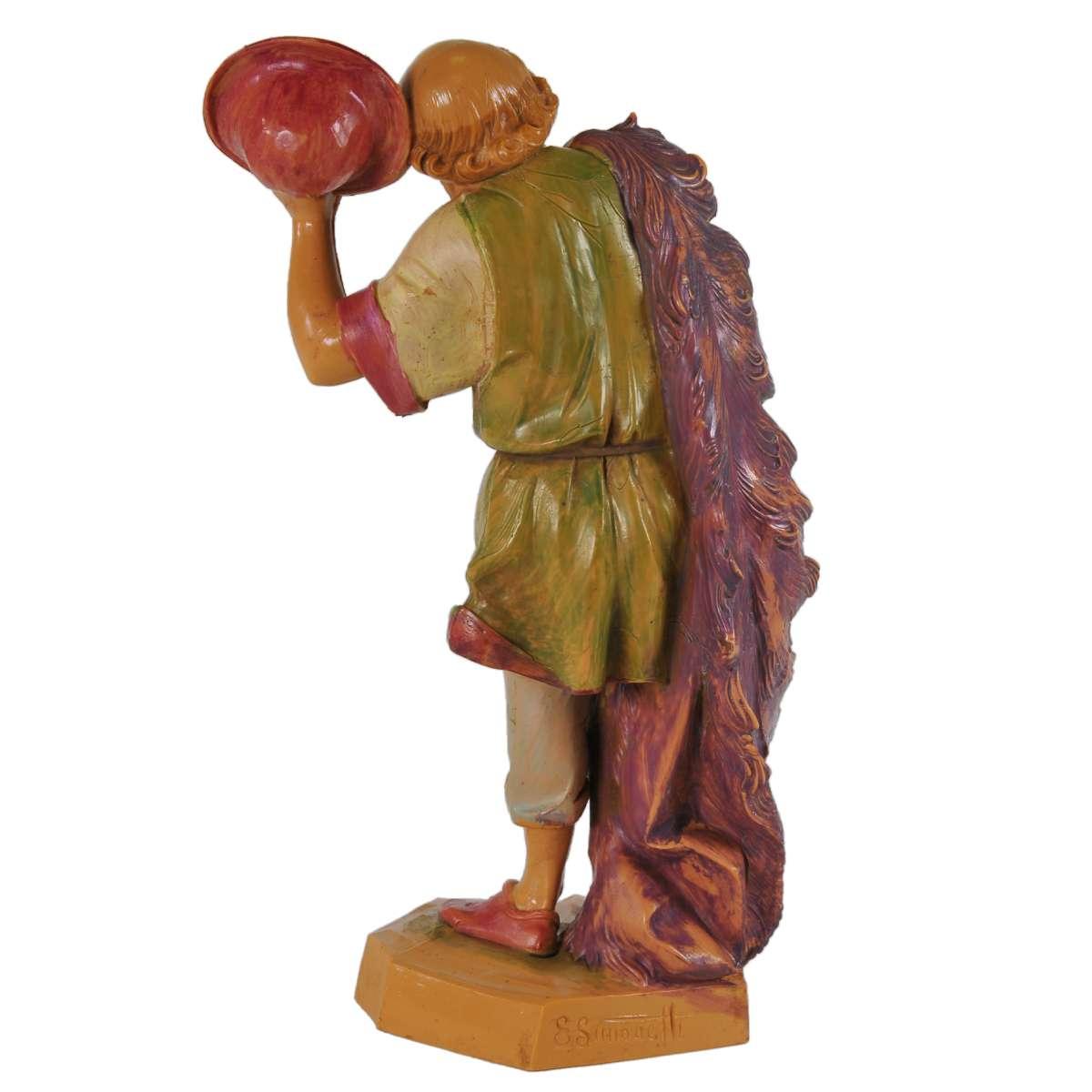 Statua cm.19 Pastore con Cappello | Fontanini