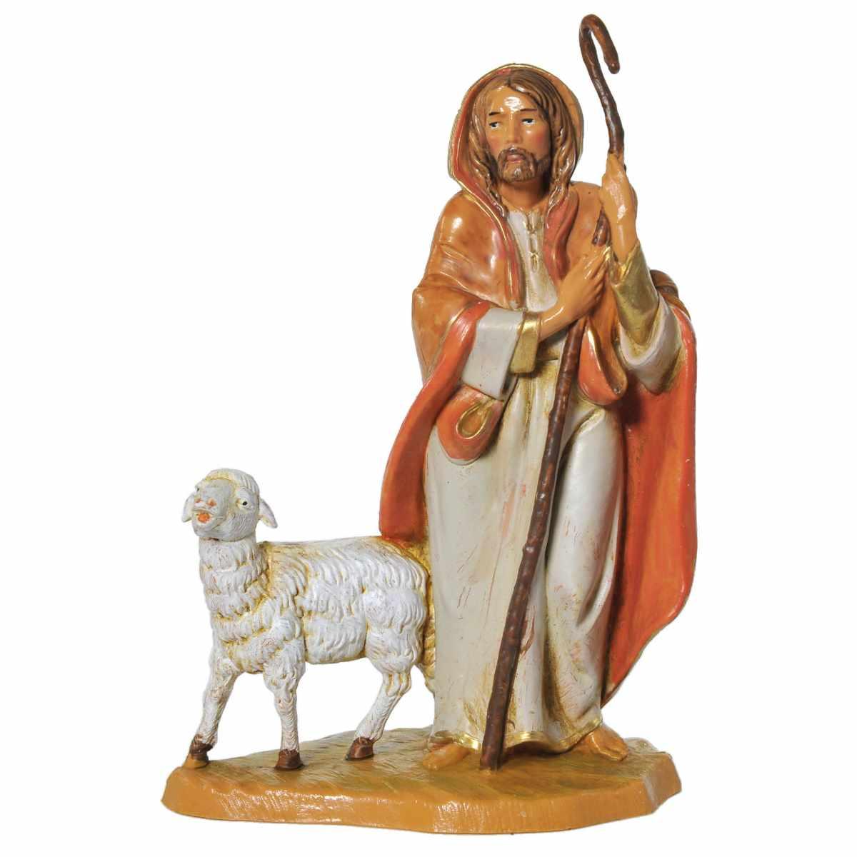 Statua cm.12 Buon Pastore con Pecora | Fontanini