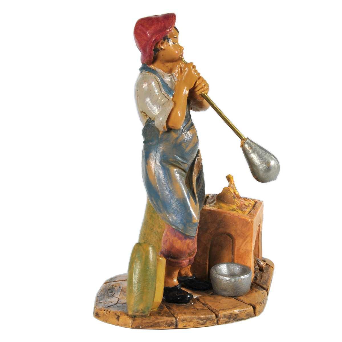 Statua presepe 12 cm soffiatore di vetro